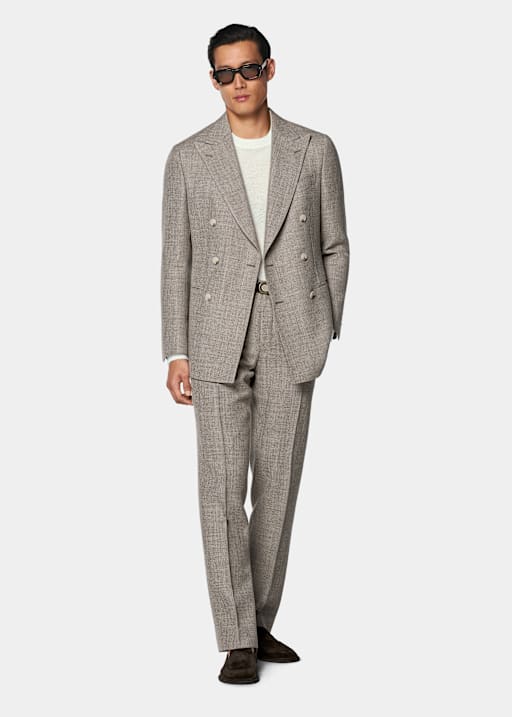 Havana Anzug helltaupe Tailored Fit