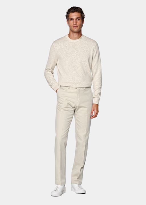 Beige Chino Slim Leg Straight