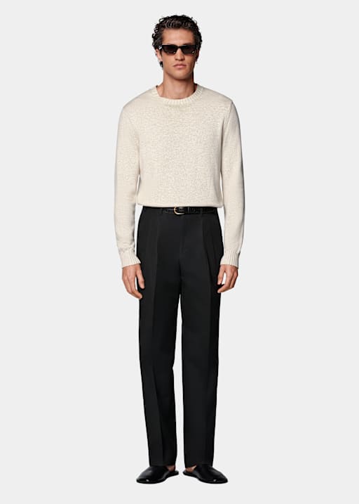 Chinos negros Wide Leg Straight