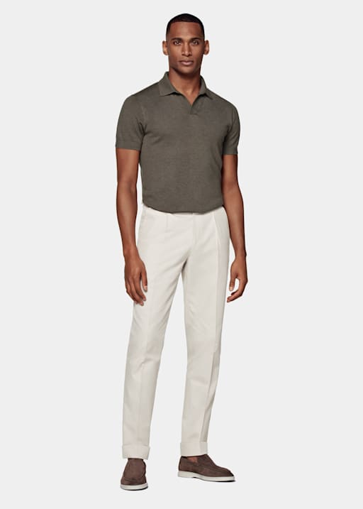 Men's Classic Trousers - Clasic Flat Front & Pleated Trousers ...