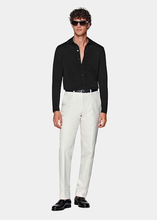 Off-White Straight Leg Trousers