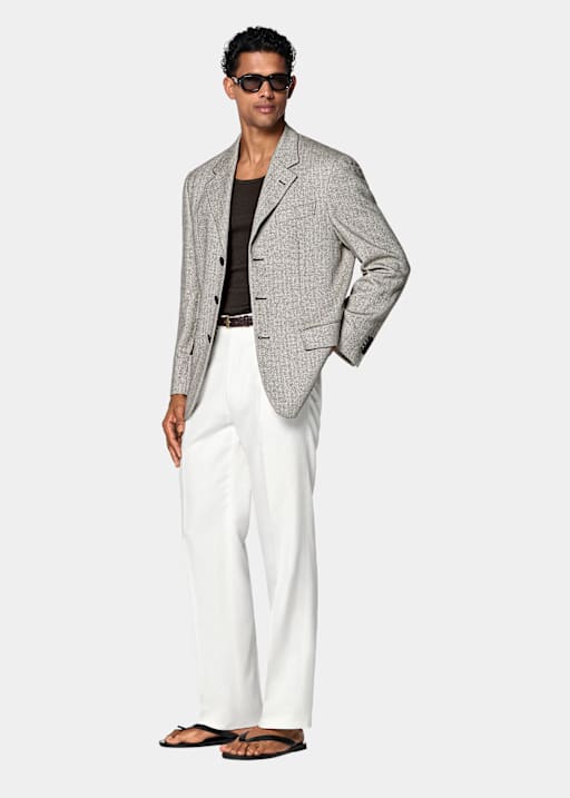 Brown Ribbed Tank Top