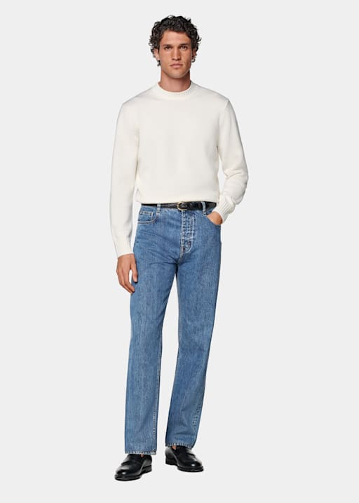 Off-White Merino Crewneck