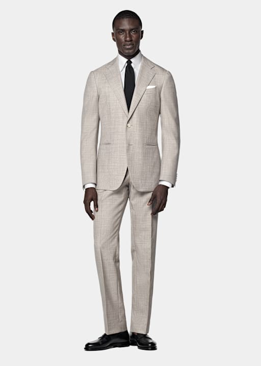 Light Brown Perennial Tailored Fit Havana Suit