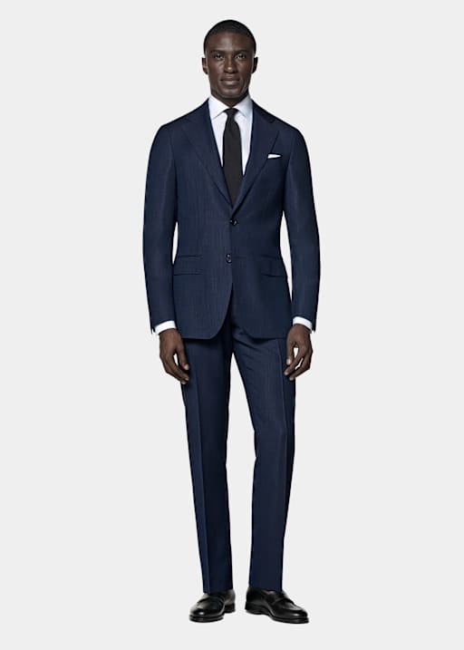 Navy Perennial Tailored Fit Havana Suit