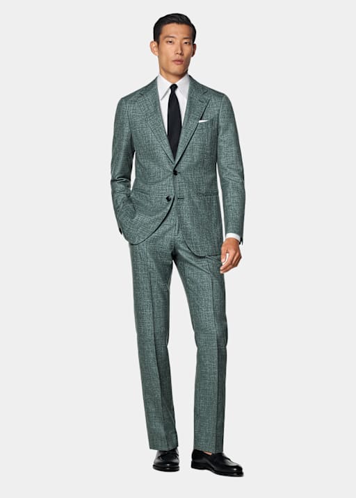 Costume Havana coupe Tailored vert