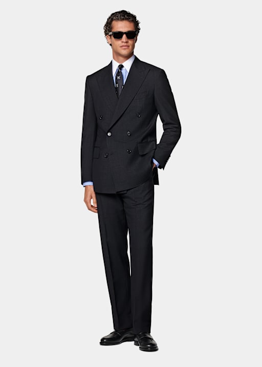 Costume Milano coupe Tailored bleu marine