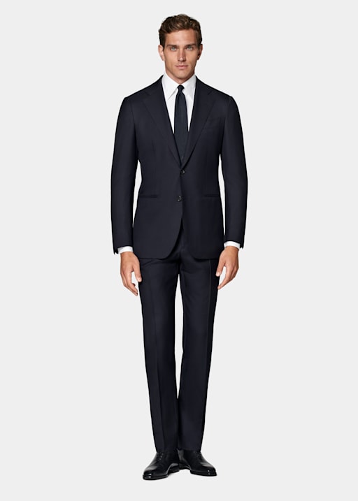 Navy Tailored Fit Havana Suit