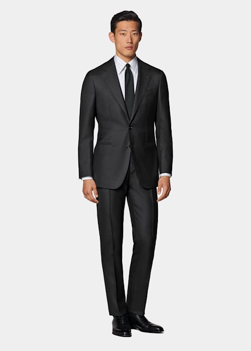 Costume Havana coupe Tailored gris foncé