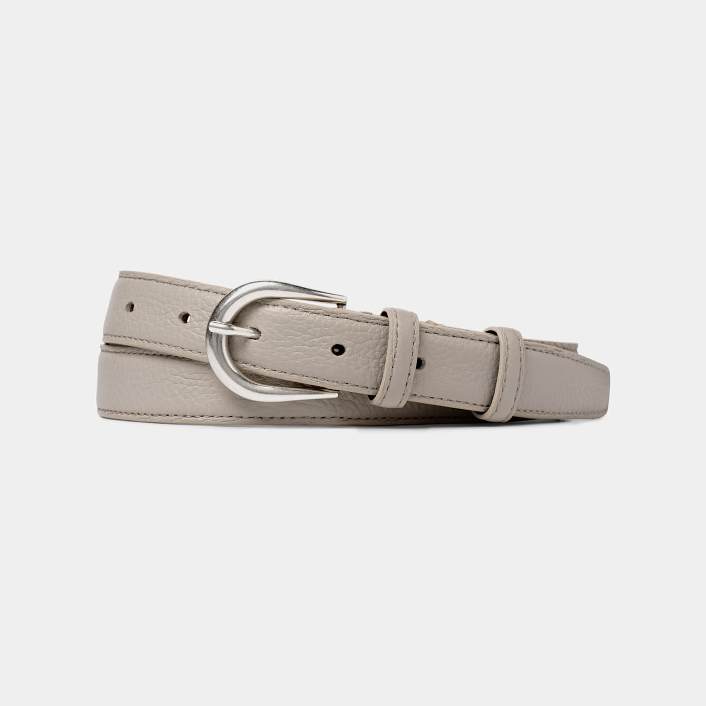 Suitsupply Taupe Belt In Neutral