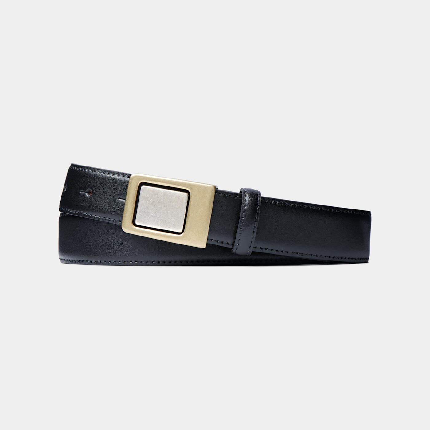 Suitsupply Black Belt In Black