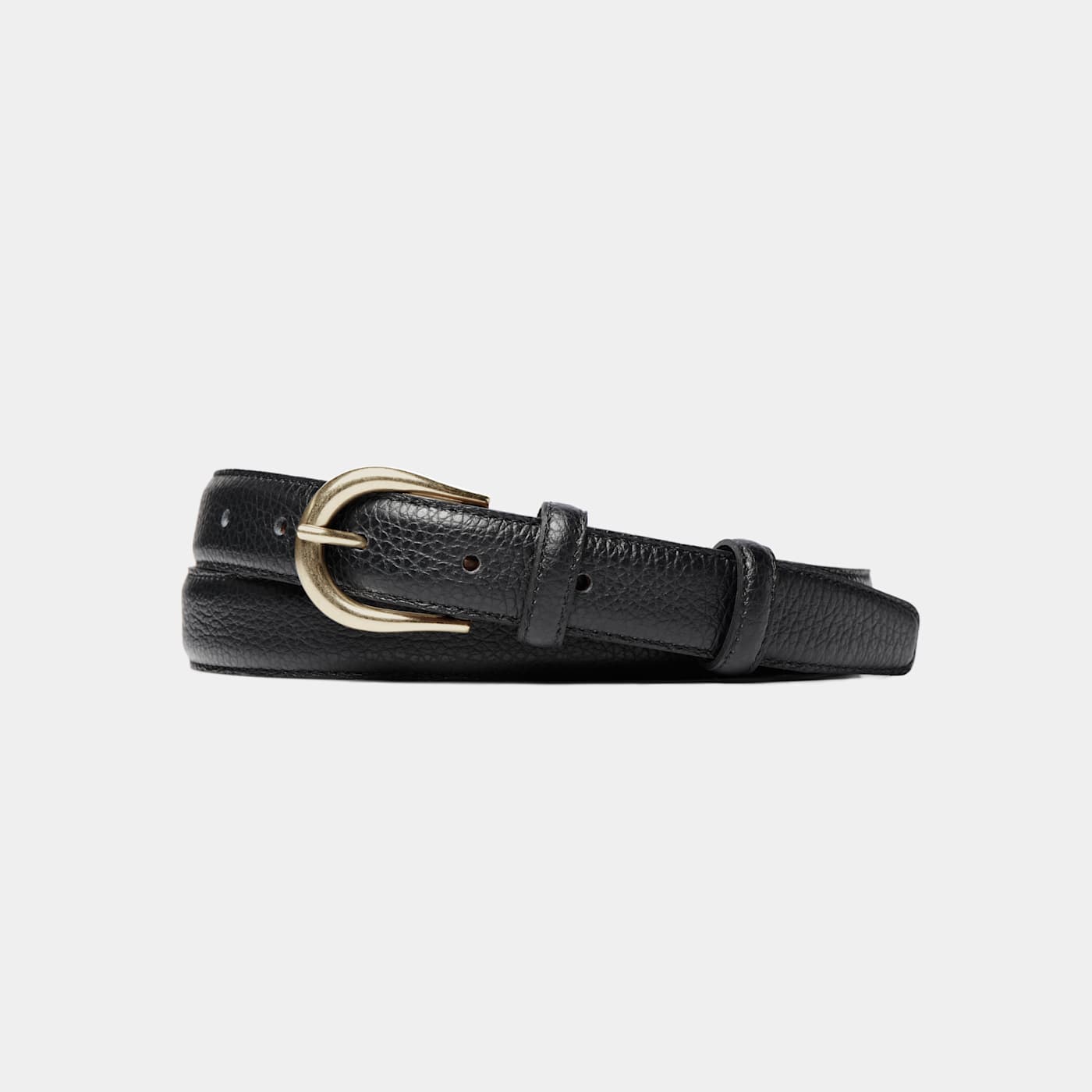 Suitsupply Black Belt In Black