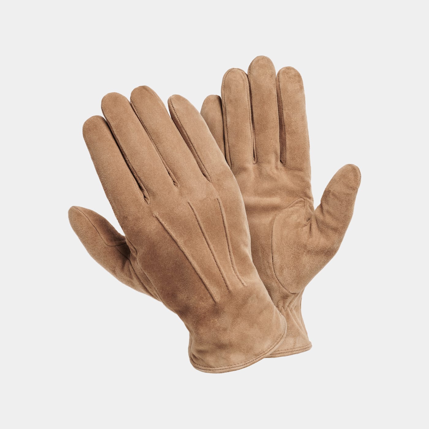 Suitsupply Brown Gloves In Neutral