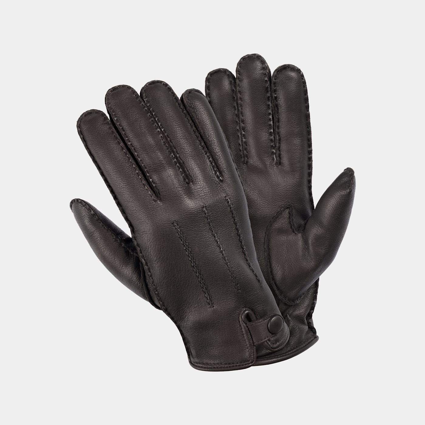 Suitsupply Brown Gloves