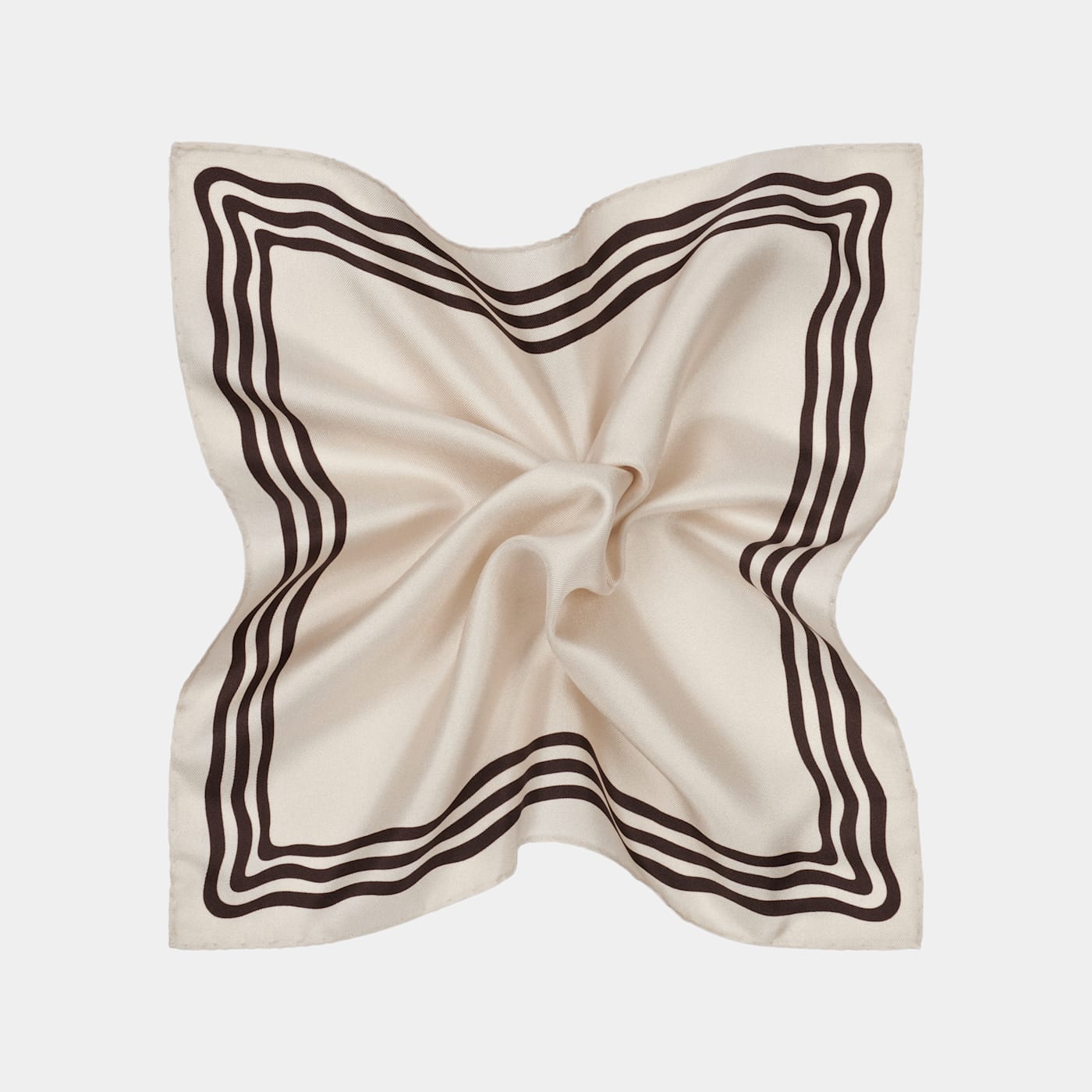 Suitsupply Light Brown Pocket Square