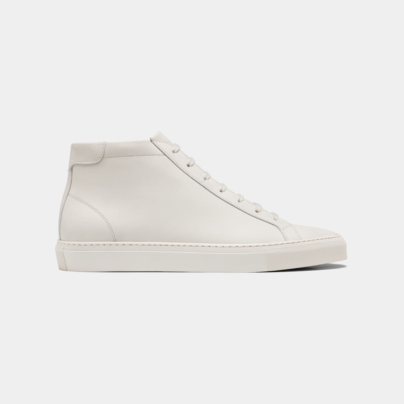Suitsupply Off-white High Top Sneaker In Neutral