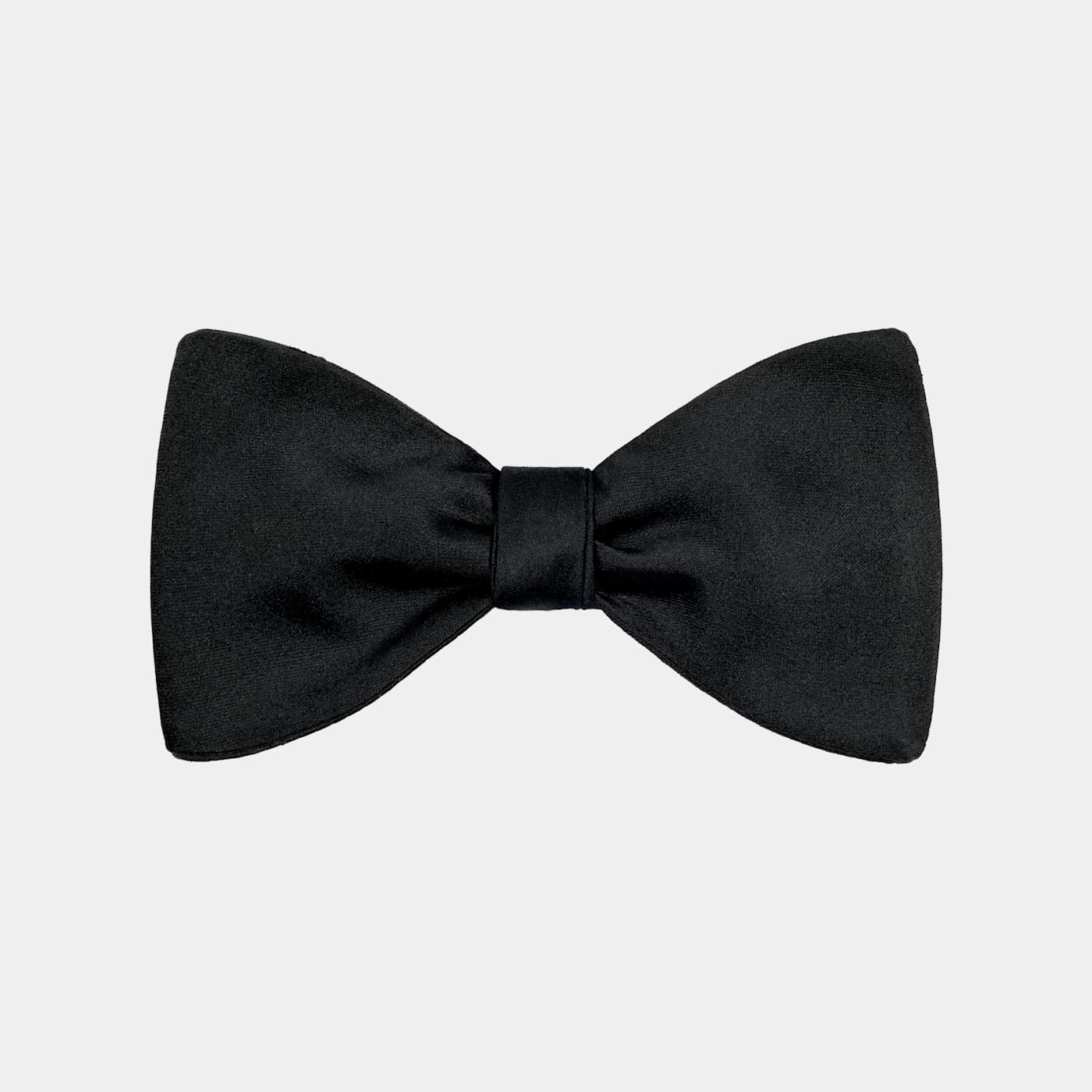 Shop Suitsupply Black Self-tied Bow Tie
