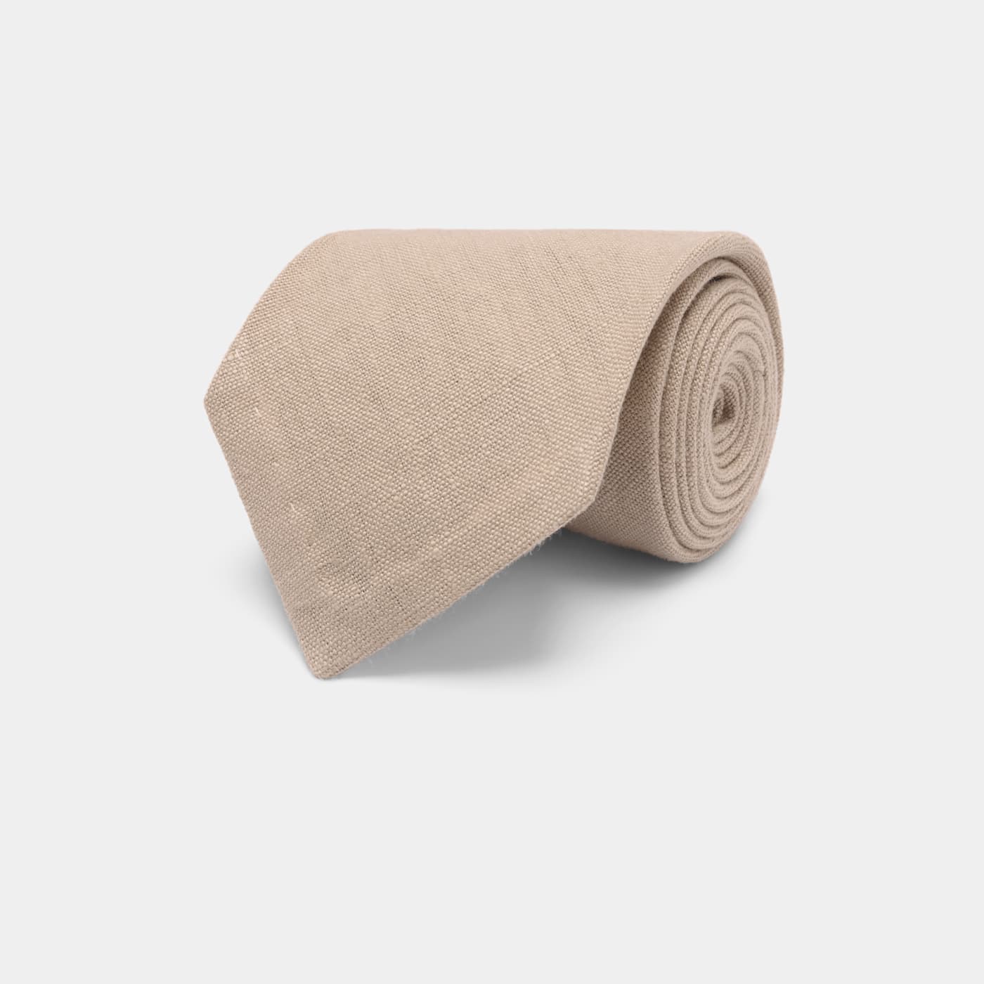 Suitsupply Light Brown Tie In Neutral