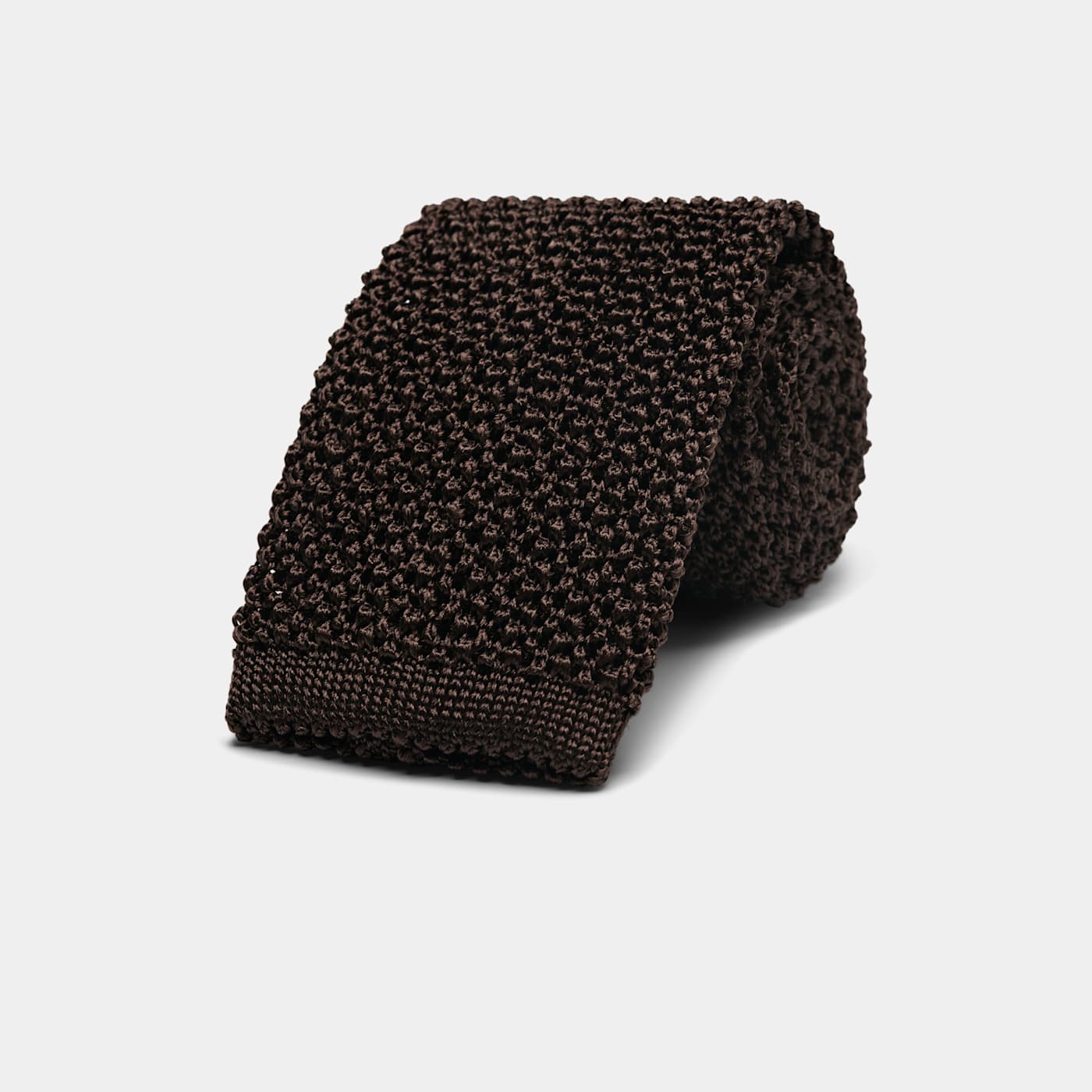Suitsupply Dark Brown Knitted Tie