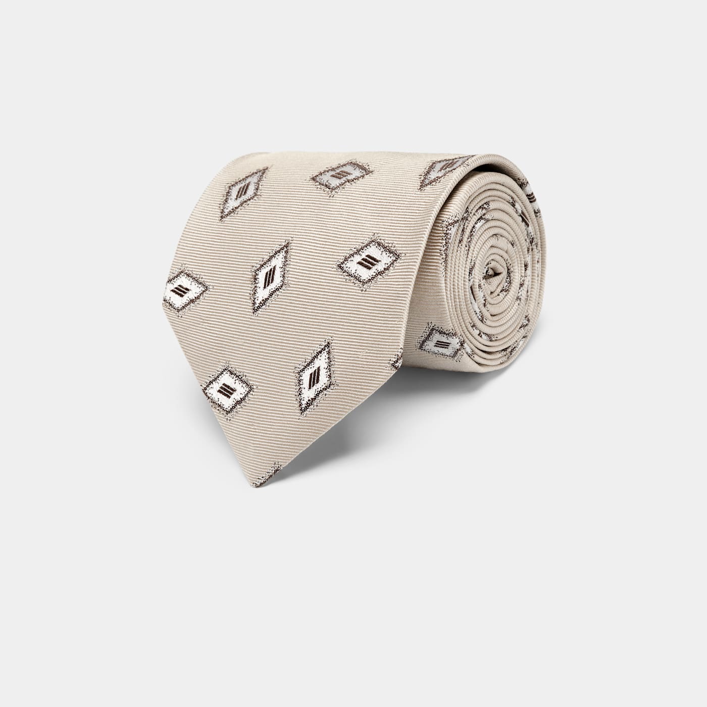 Suitsupply Sand Graphic Tie