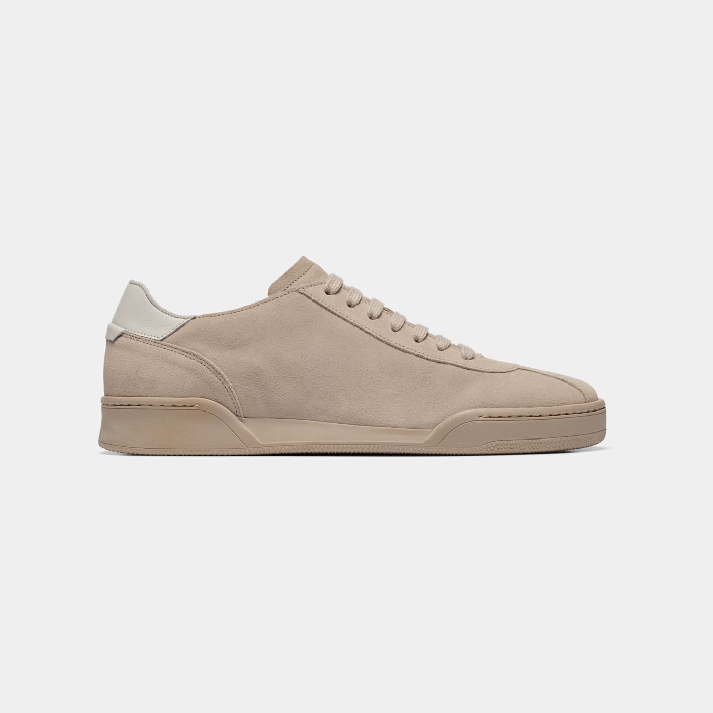 Suitsupply Light Brown Unlined Sneaker In Neutral