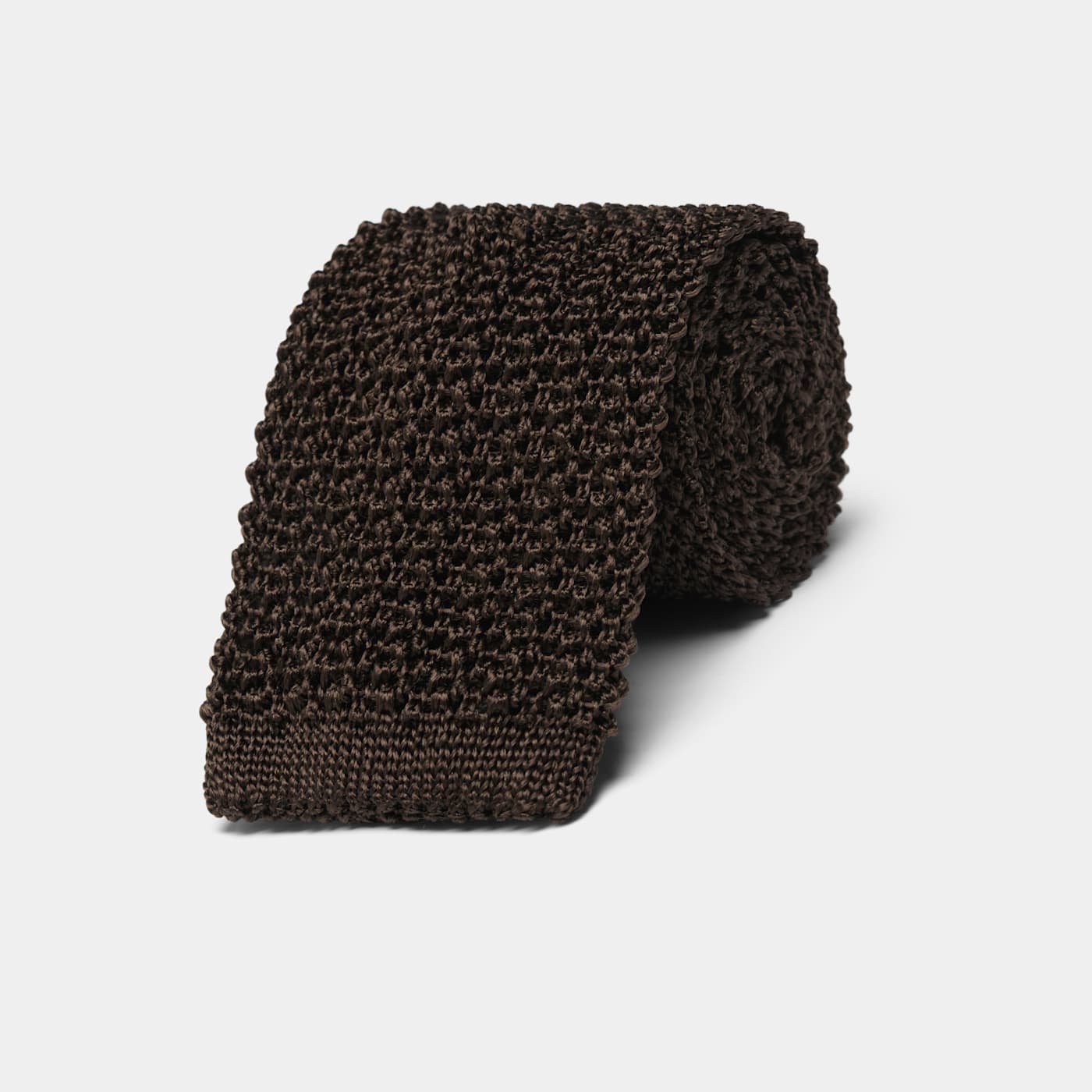 Suitsupply Brown Knitted Tie