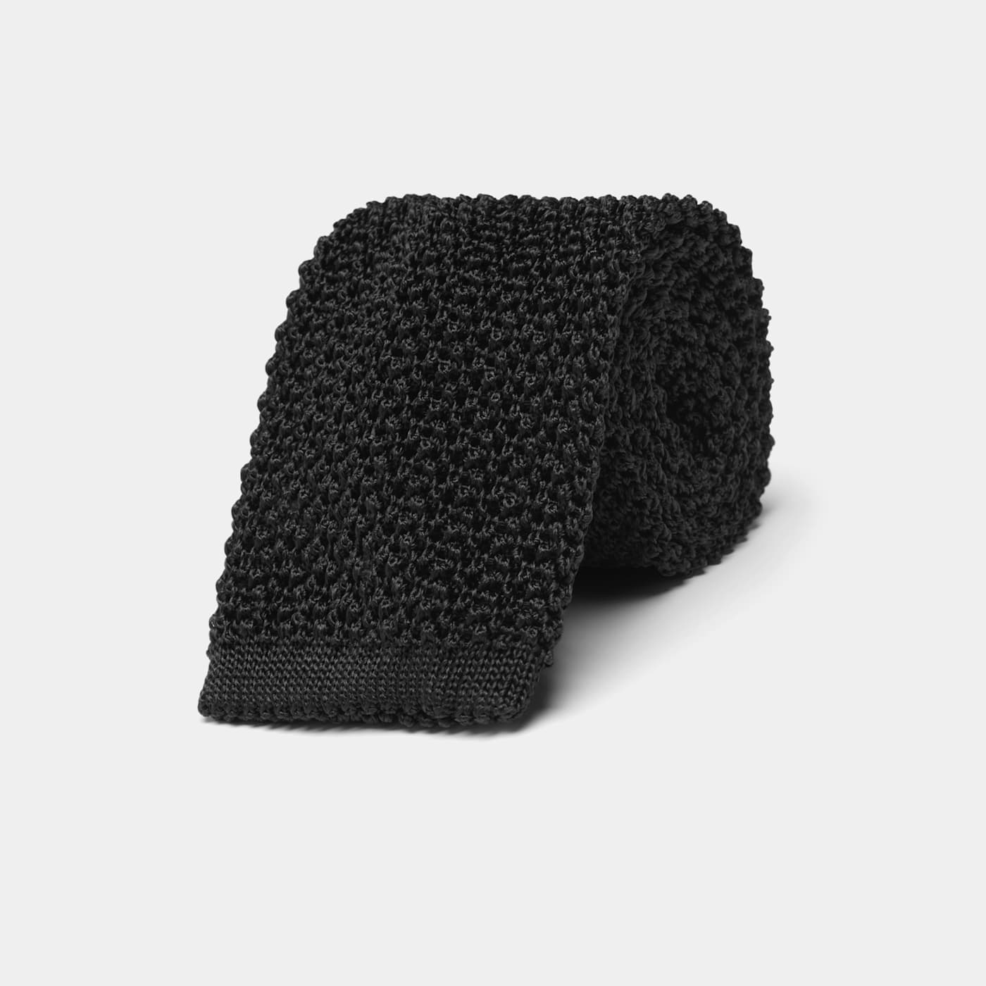 Suitsupply Black Knitted Tie