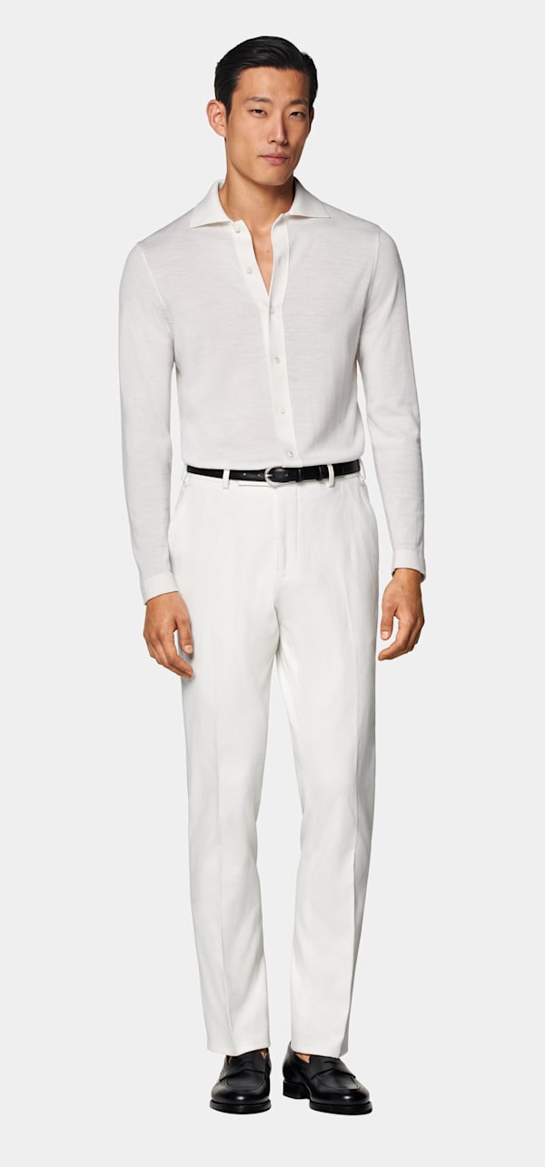 Off-white Straight Leg Milano Trousers