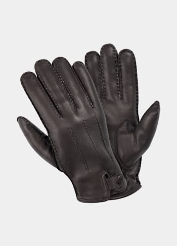 Gants marron