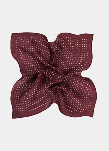 Yellow Pocket Square With Polka Dots | Mens Handkerchief | Australia | OTAA