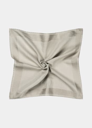 Grey Pocket Square