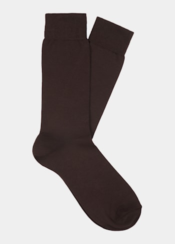 Brown Regular Socks