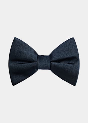 Navy Pre-tied Bow Tie
