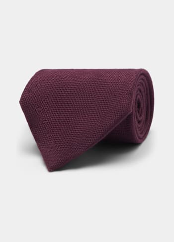 Dark Red Tie