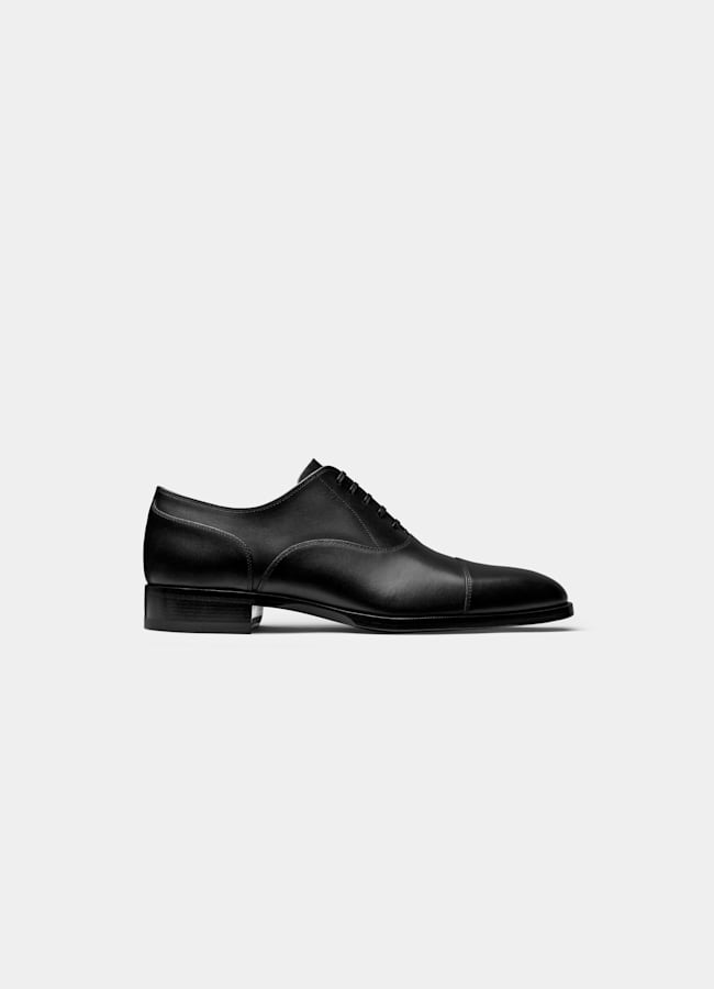 SUITSUPPLY Italienisches Kalbsleder Oxford schwarz