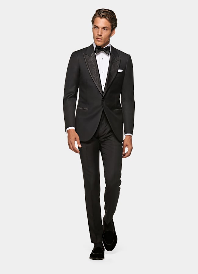 SUITSUPPLY Pura lana S110s de Vitale Barberis Canonico, Italia Esmoquin Lazio negro