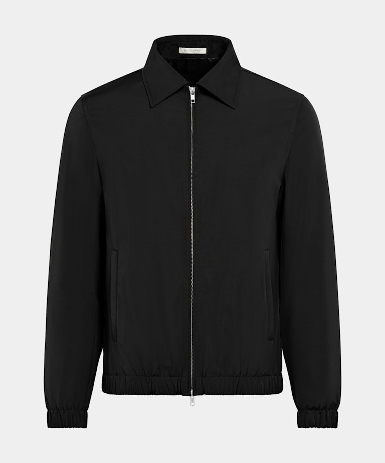 Black Bomber Jacket