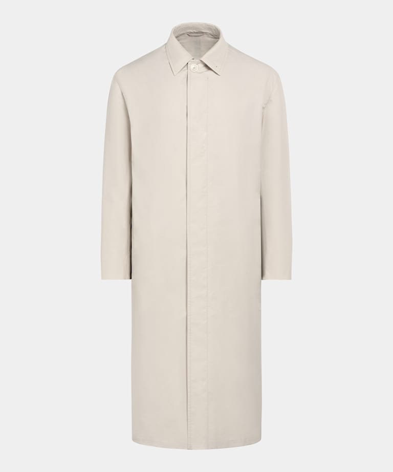 Manteau long sable