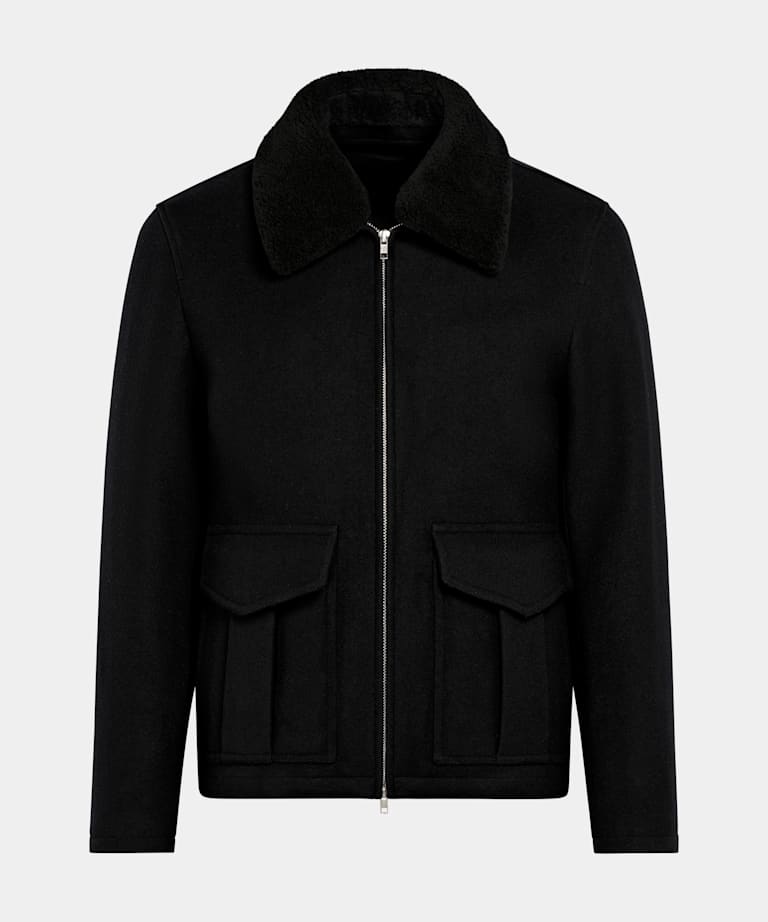 Black Bomber Jacket