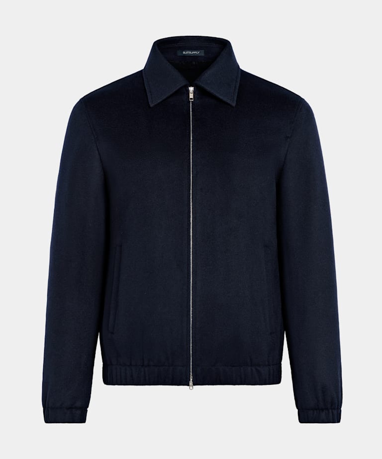 Navy Bomber Jacket