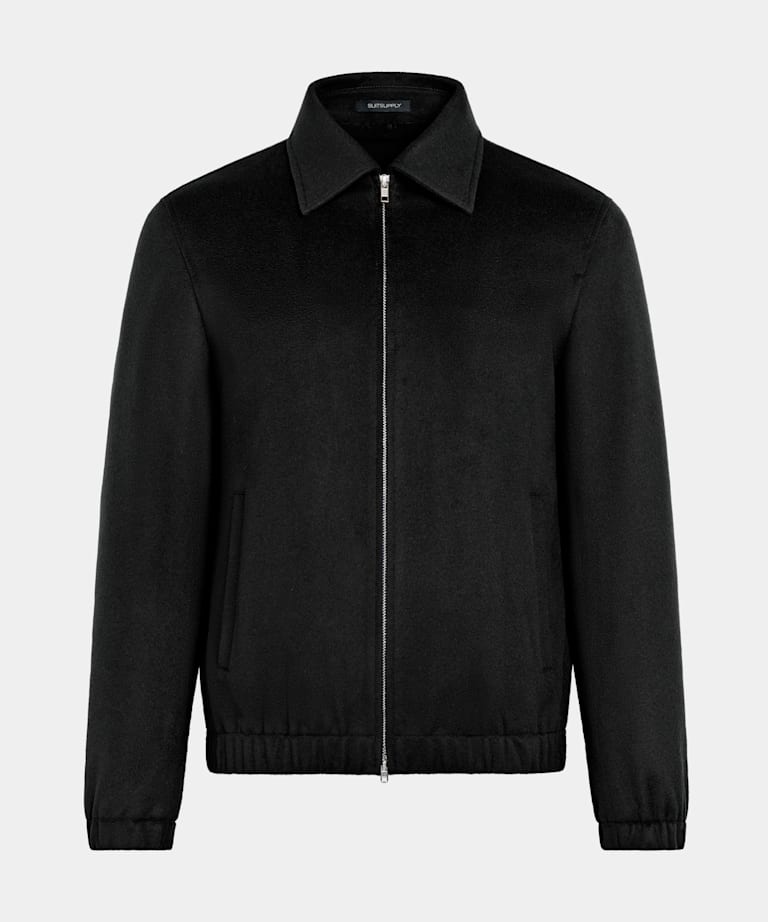 Black Bomber Jacket