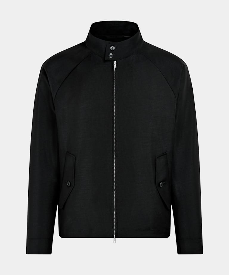 Black Bomber Jacket