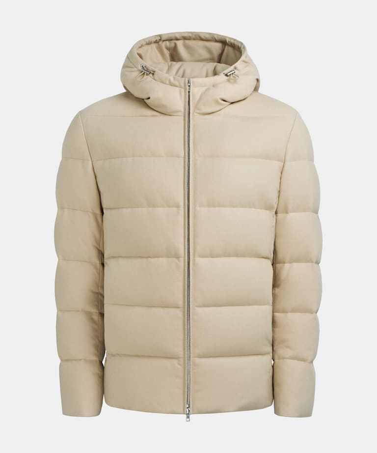 Light Brown Down Jacket