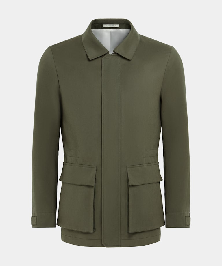 Dark Green Field Jacket
