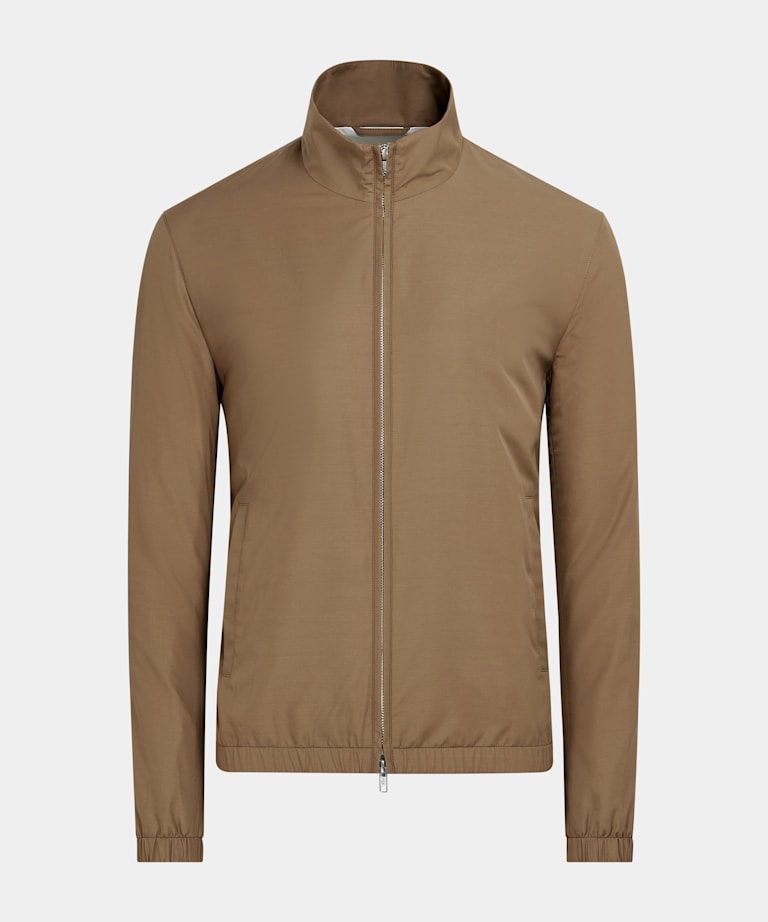 Bomber marron moyen