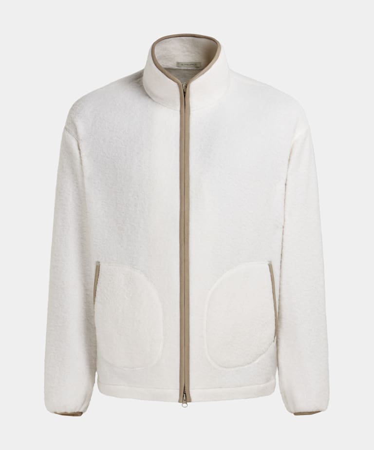 Veste de randonnée blanc cassé