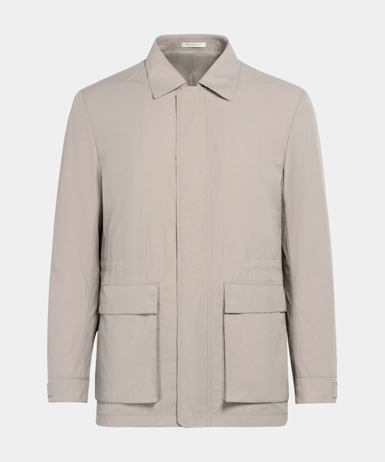 Light Taupe Field Jacket