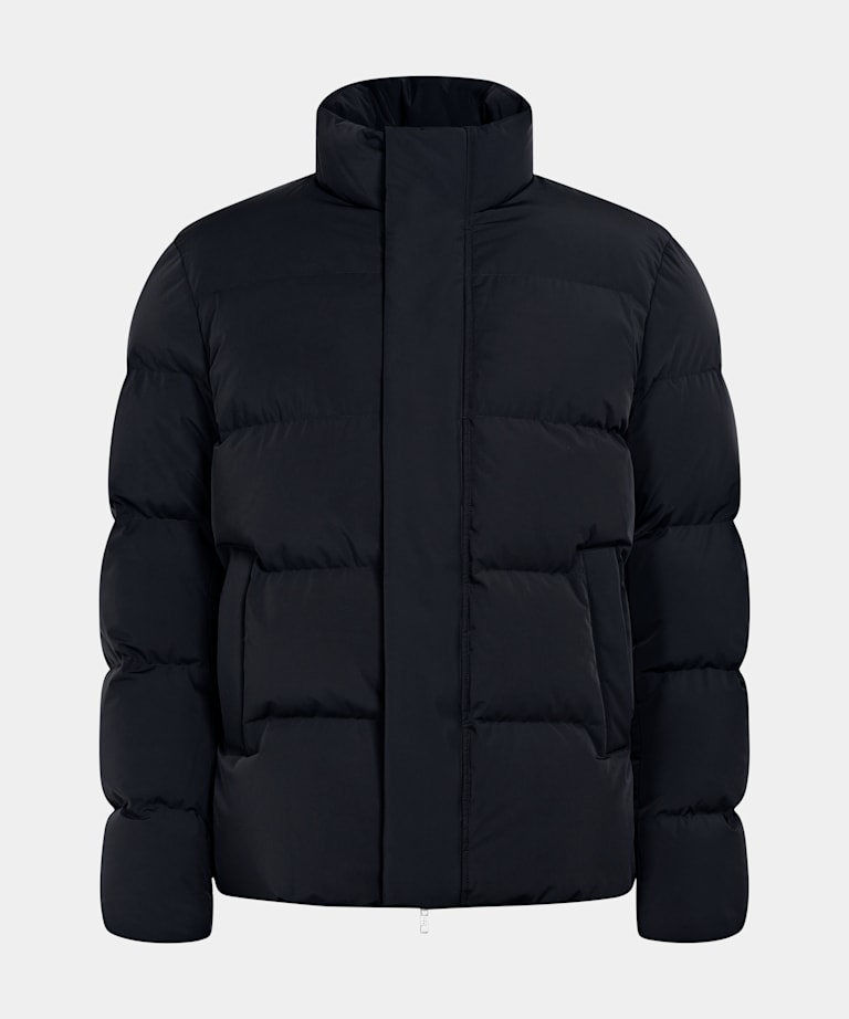 Navy Puffer Jacket