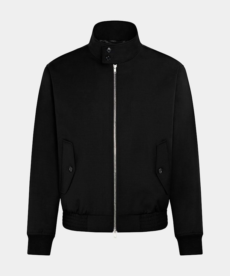 Black Bomber Jacket