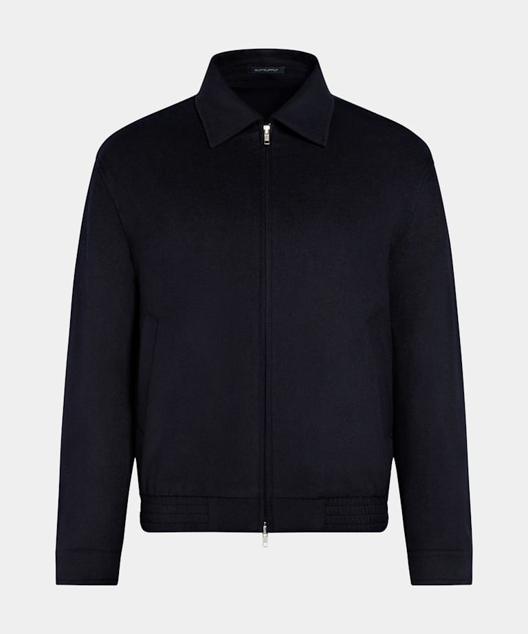 Navy Bomber Jacket